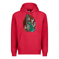 Cardinal Western Cowhide Cactus Premium Hoodie - Bettercallsaul