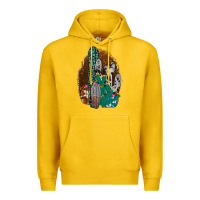 Lemon Western Cowhide Cactus Premium Hoodie - Bettercallsaul