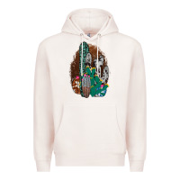 Pale Pink Western Cowhide Cactus Premium Hoodie - Bettercallsaul