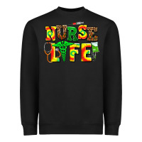 Black juneteenth nurse life Heavyweight Sweatshirt - AdoDesignShop