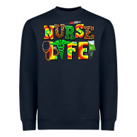 Navy juneteenth nurse life Heavyweight Sweatshirt - AdoDesignShop