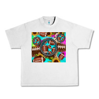 Lunar Rock football tie dye gemstone sunflower Urban Heavy Tee - JahusDesignShop