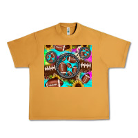 Peanut Butter football tie dye gemstone sunflower Urban Heavy Tee - JahusDesignShop