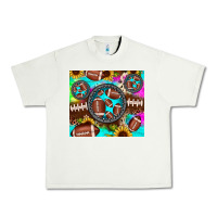 Pistachio football tie dye gemstone sunflower Urban Heavy Tee - JahusDesignShop