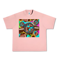 Salmon football tie dye gemstone sunflower Urban Heavy Tee - JahusDesignShop