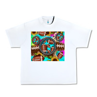 White football tie dye gemstone sunflower Urban Heavy Tee - JahusDesignShop