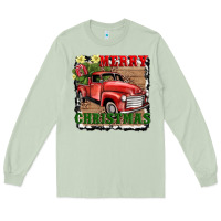 Matcha merry christmas with truck Long Sleeve Tee - AdoDesignShop