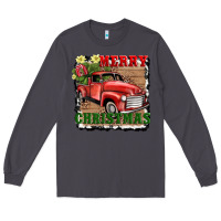 Smoke merry christmas with truck Long Sleeve Tee - AdoDesignShop