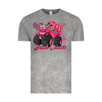 Cloud Rock crush breast cancer monster truck with dinosaur Vintage Tee - JahusDesignShop