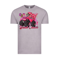 Vintage Zinc crush breast cancer monster truck with dinosaur Vintage Tee - JahusDesignShop