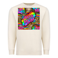 Sandshell Pride LGBTQ+ Proud Mom With Leoapard Patterns Premium Sweatshirt - BundleAndBundleShop