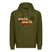 Army Green mental health matters Premium Hoodie - JahusDesignShop