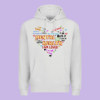 Mental Health Matters Premium Hoodie Designed By Jahusdesignshop