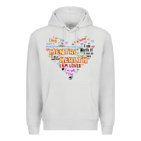 Dove Grey mental health matters Premium Hoodie - JahusDesignShop