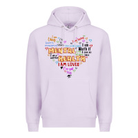 Lilac mental health matters Premium Hoodie - JahusDesignShop