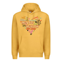 Mustard mental health matters Premium Hoodie - JahusDesignShop