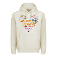Oatmeal Heather mental health matters Premium Hoodie - JahusDesignShop