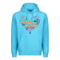 Ocean Blue mental health matters Premium Hoodie - JahusDesignShop