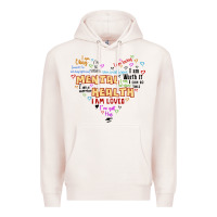 Pale Pink mental health matters Premium Hoodie - JahusDesignShop