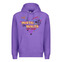 Purple mental health matters Premium Hoodie - JahusDesignShop