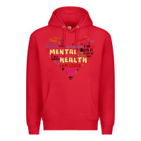 Red mental health matters Premium Hoodie - JahusDesignShop