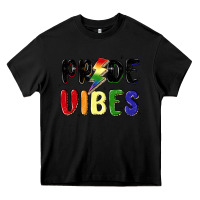 Black pride vibes Heavy Core Tee - MaliasSmallBusiness