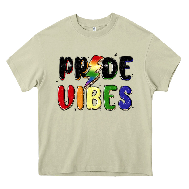 Pride Vibes Heavy Core Tee by MaliasSmallBusiness | Teevron