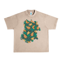 French Oak christmas gingerbread cookies patch Urban Heavy Tee - BundleAndBundleShop