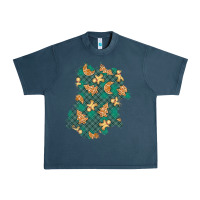 Midnight Navy christmas gingerbread cookies patch Urban Heavy Tee - BundleAndBundleShop