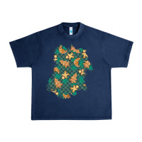 Navy christmas gingerbread cookies patch Urban Heavy Tee - BundleAndBundleShop