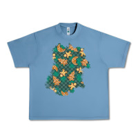 Pebble Blue christmas gingerbread cookies patch Urban Heavy Tee - BundleAndBundleShop