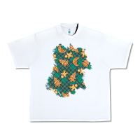 White christmas gingerbread cookies patch Urban Heavy Tee - BundleAndBundleShop