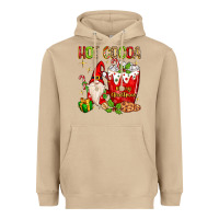 Mushroom christmas gnome hot cocoa Heavyweight Hoodie - MaliasSmallBusiness