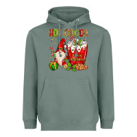 Sage christmas gnome hot cocoa Heavyweight Hoodie - MaliasSmallBusiness