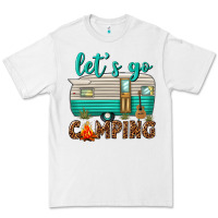 White lets go camping Premium Tee - texasbilliewilder