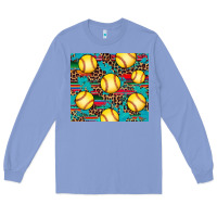 Colony Blue softball Long Sleeve Tee - Artiststas