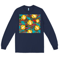 Navy softball Long Sleeve Tee - Artiststas
