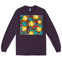 Plum softball Long Sleeve Tee - Artiststas