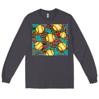 Smoke softball Long Sleeve Tee - Artiststas