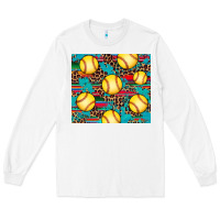 White softball Long Sleeve Tee - Artiststas