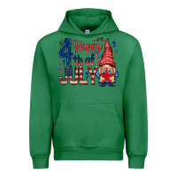 Emerald Happy 4th Of July with gnome Urban Hoodie - HowdyJamesFarm