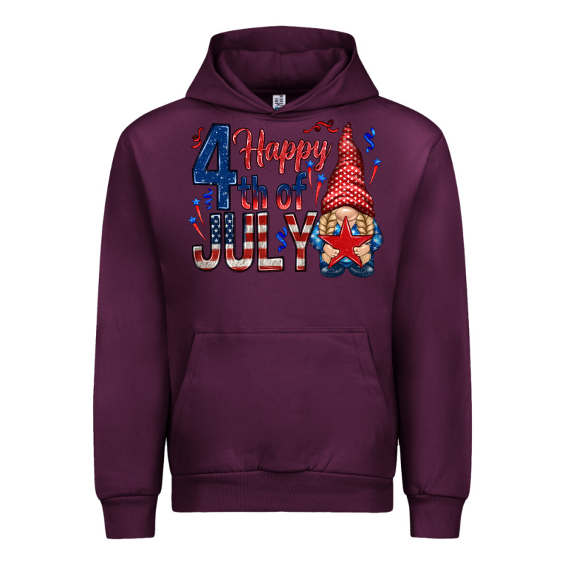 Happy 4th Of July With Gnome Urban Hoodie by HowdyJamesFarm | Teevron