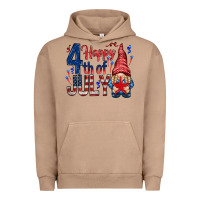 Pigment Burro Happy 4th Of July with gnome Urban Hoodie - HowdyJamesFarm