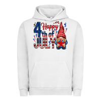 Pigment Lunar Rock Happy 4th Of July with gnome Urban Hoodie - HowdyJamesFarm