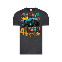 Vintage Black ready to school crush 4th grade Vintage Tee - AdoDesignShop