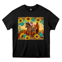 Black cowgirl Heavy Core Tee - Artiststas
