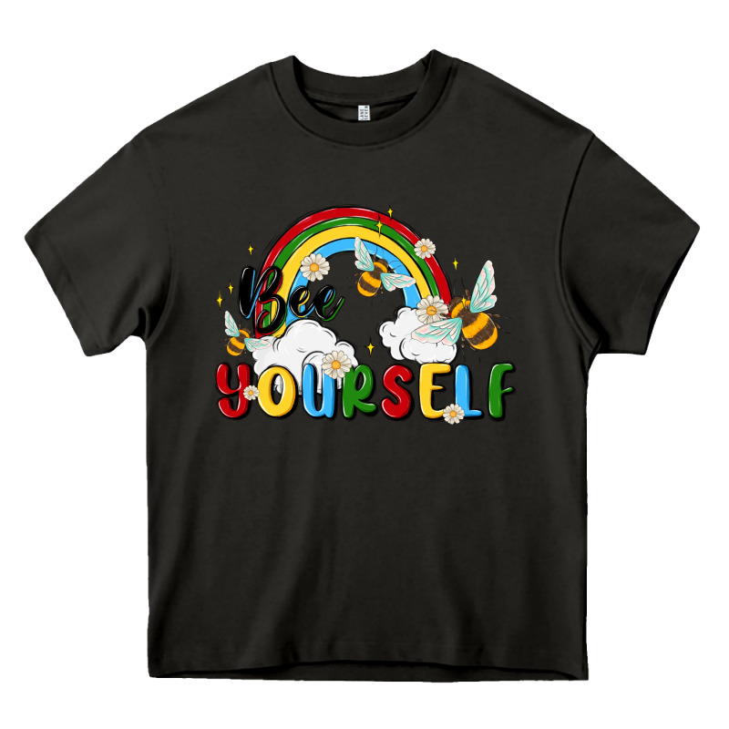 Bee Yourself Heavy Core Tee by MaliasSmallBusiness | Teevron