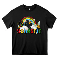 Black bee yourself Heavy Core Tee - MaliasSmallBusiness