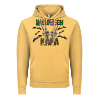 Vintage Mustard halloween mama Vintage Hoodie - CowhideDigitalArt