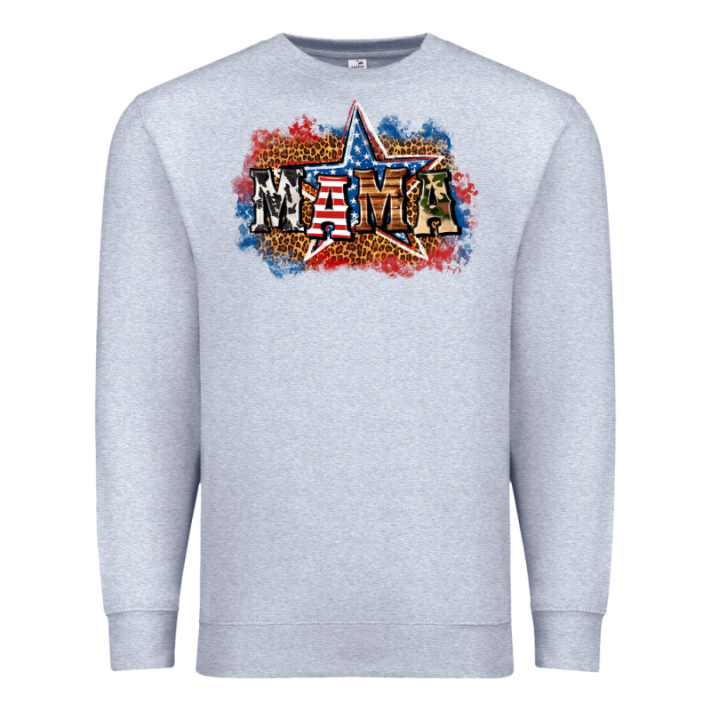 Patriotic Mama Premium Sweatshirt by BundleAndBundleShop | Teevron